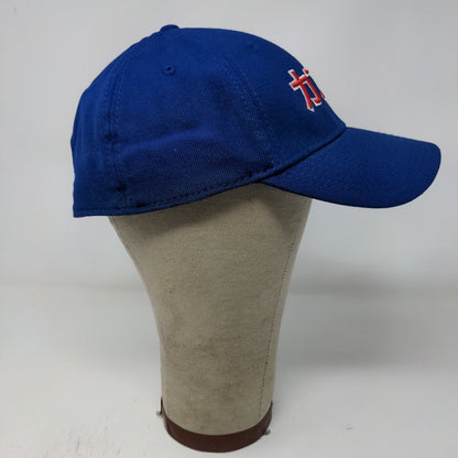 New Era Mens Fitted Hat Blue M/L Asian Script Embroidered Logo