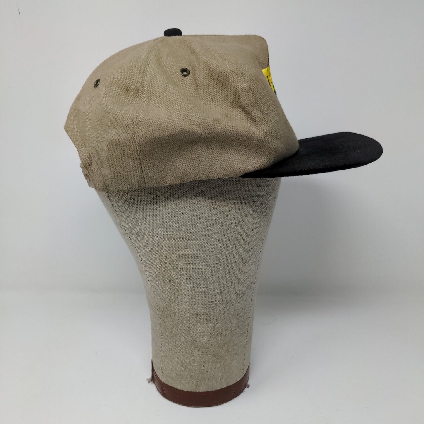 John Deere Ten Series K-Products Snapback Hat Brown Black Adjustable Made USA