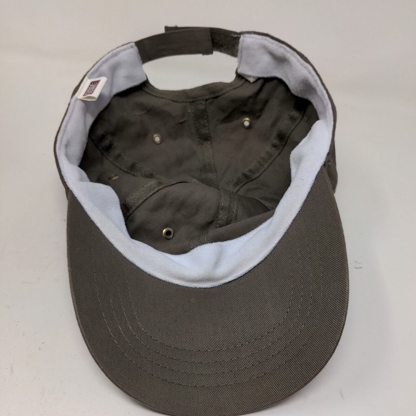 Faded Glory Men's Strapback Hat Gray Brown Black Cap Vent Holes