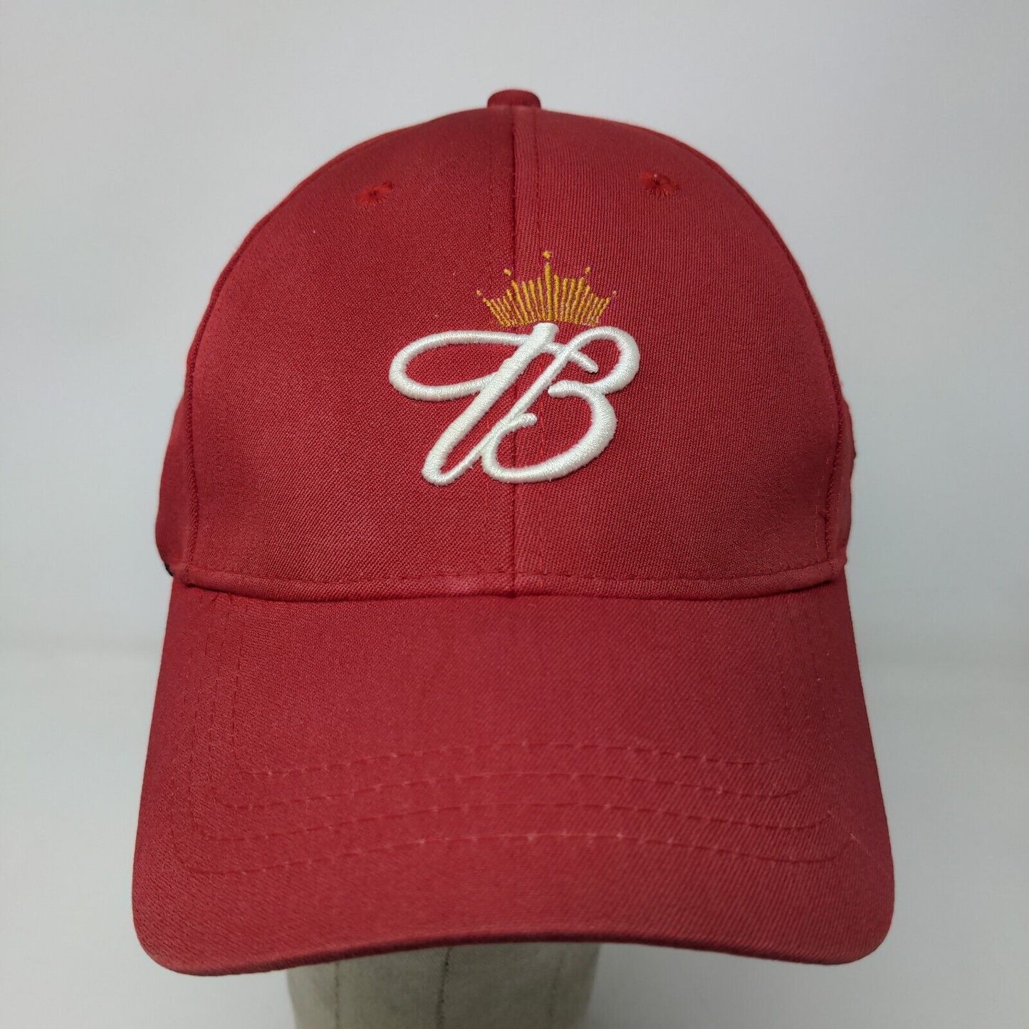 Chase Authentics Mens Budweiser Beer Hat Red OSFM Embroidered Logo