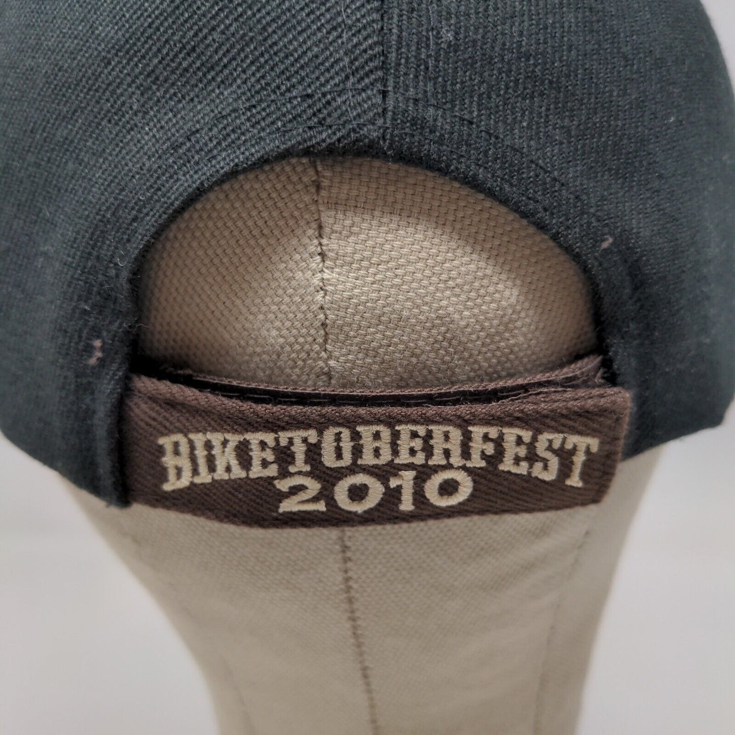 Capsmith Men's Biketoberfest 2010 Strapback Hat Black OSFA Embroidered Logo