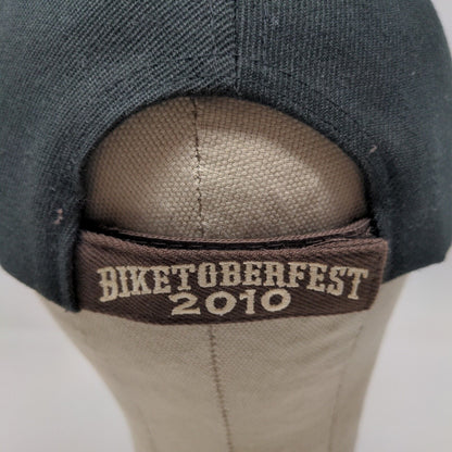 Capsmith Men's Biketoberfest 2010 Strapback Hat Black OSFA Embroidered Logo