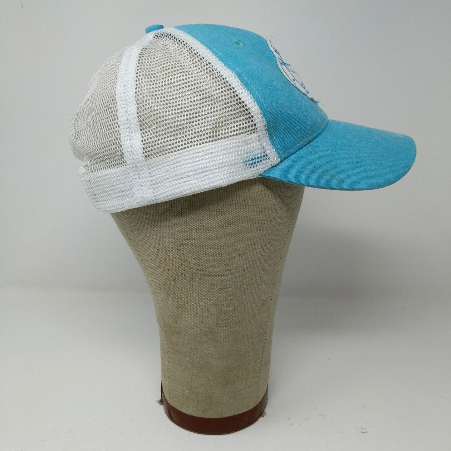 Alvin's Island Destin Florida Snapback Hat Blue Adjustable Mesh Back