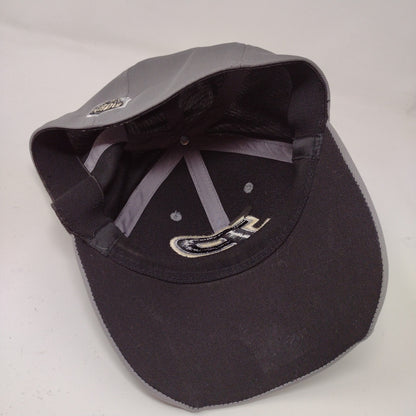 Captivating Purdue Boilermakers Hat Gray Black Stripes Embroidered Logo Train