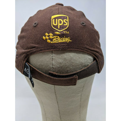 UPS Racing Youth Hat Dale Jarrett #88 Cap Chase Authentics Strapback Brown