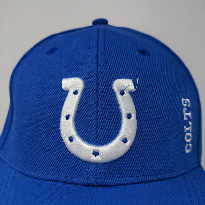 NFL Men's Indianapolis Colts Strapback Hat Blue Embroidered Logo