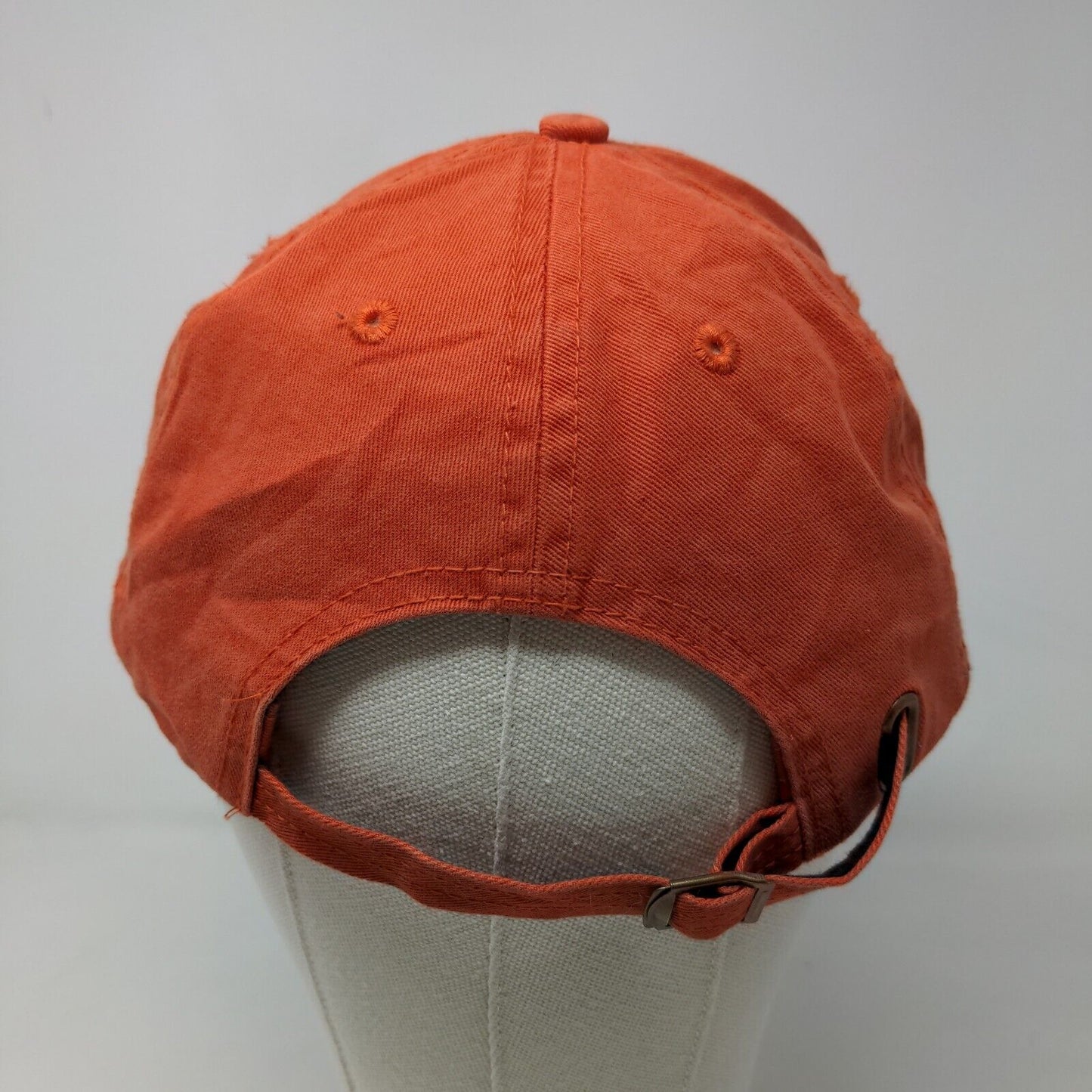 Alternative Men's Slideback Hat Orange Adjustable Embroidered Mt Agamenticus