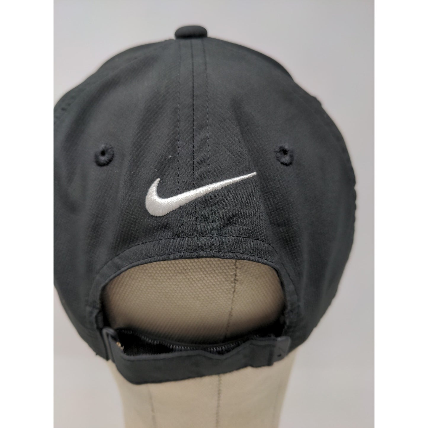 Nike Legacy91 Dri Fit Strapback Hat OSFM Black Embroidered Swoosh