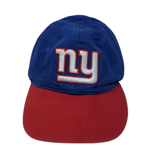 '47 Brand Boy's Baby Strapback Hat Blue Red New York Giants Embroidered NFL