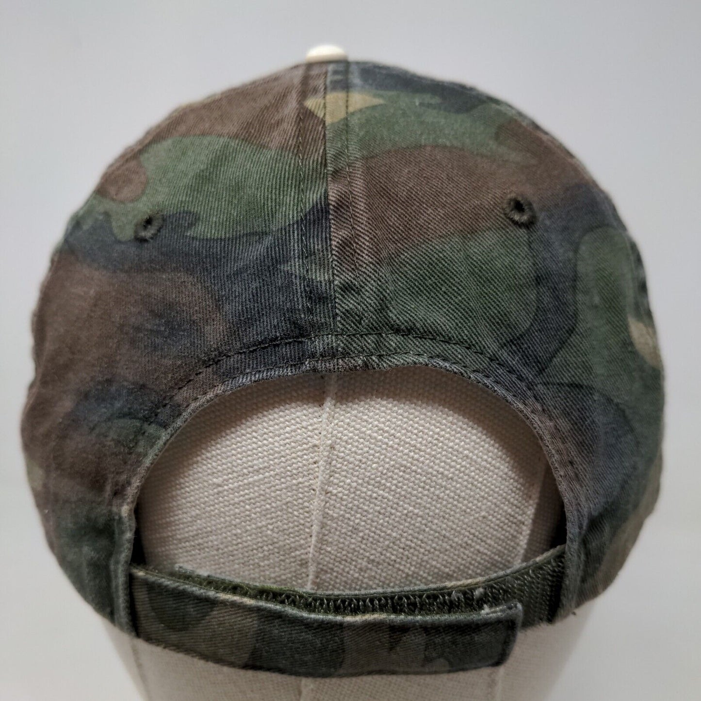 Port Authority Men's Strapback Camo Hat OSFA The Edge Embroidered Logo