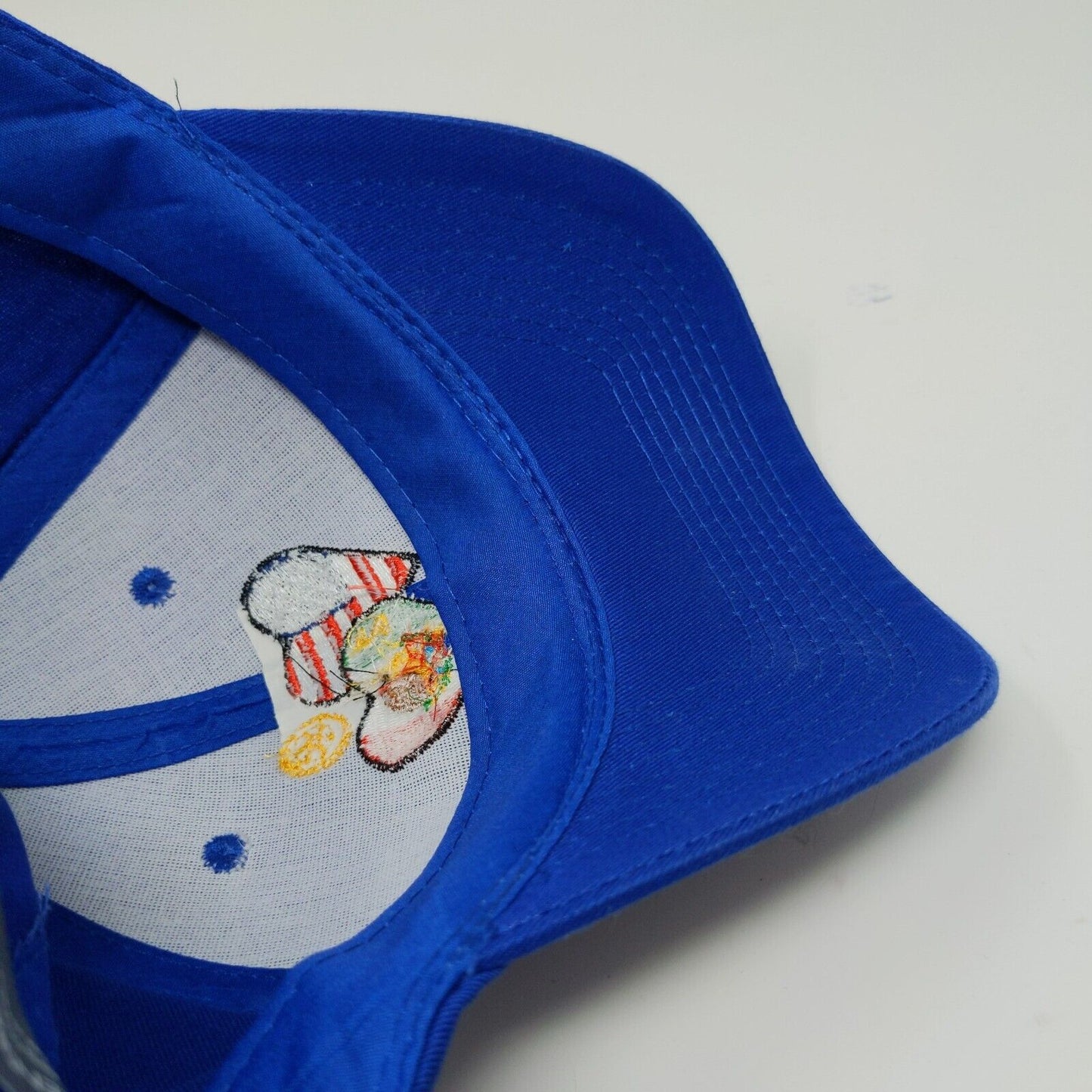International Rotary Club Queensboro USA Mexico Flag Blue Hat Cap Adjustable