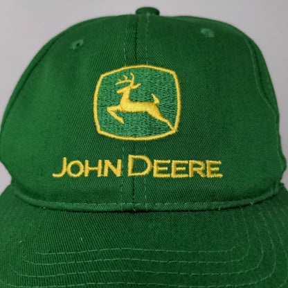 Green JOHN DEERE Licensed Adjustable Snapback Baseball Cap Embroidered Hat