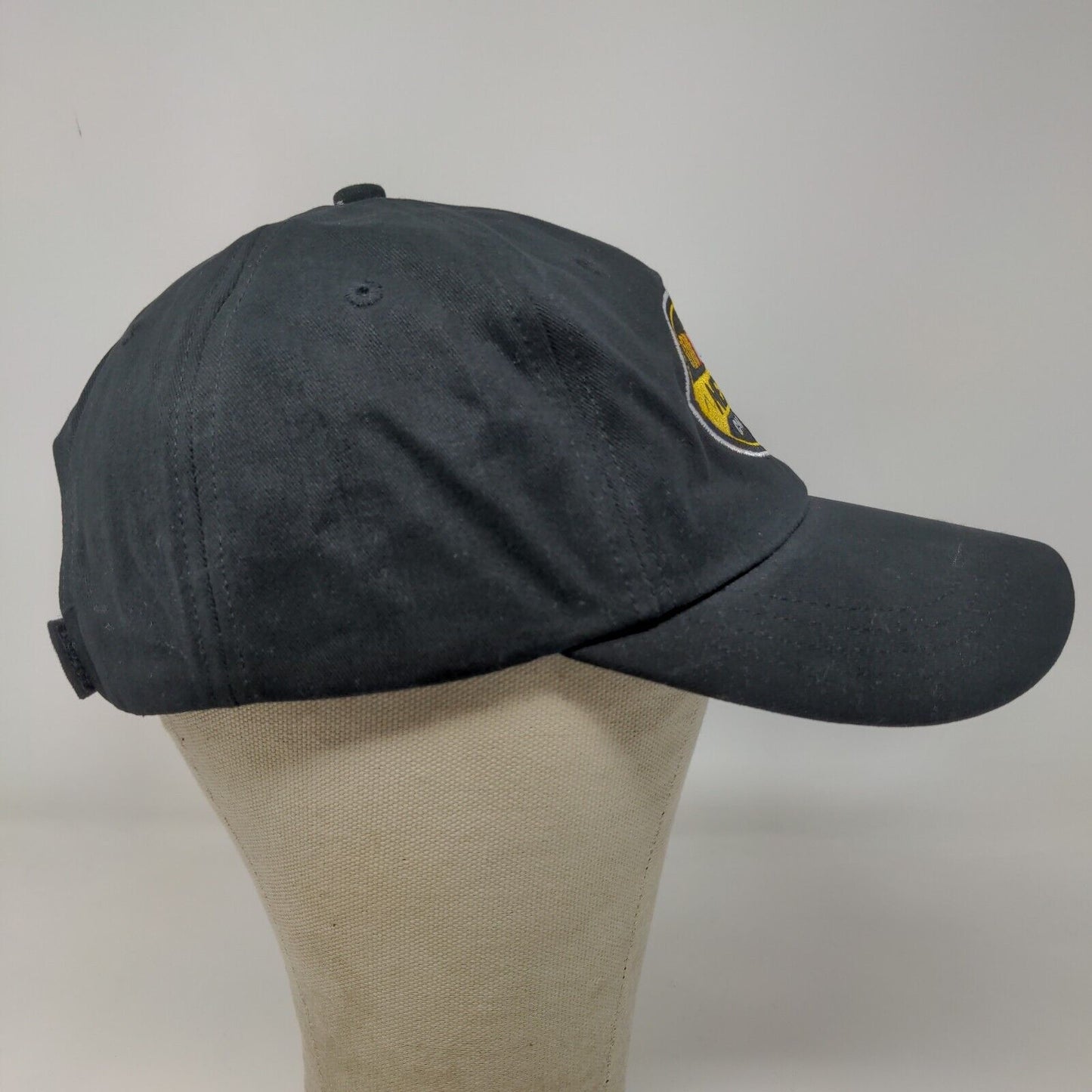 Nascar Men's Nextel Cup Series Strapback Hat Black OSFA Embroidered Logo