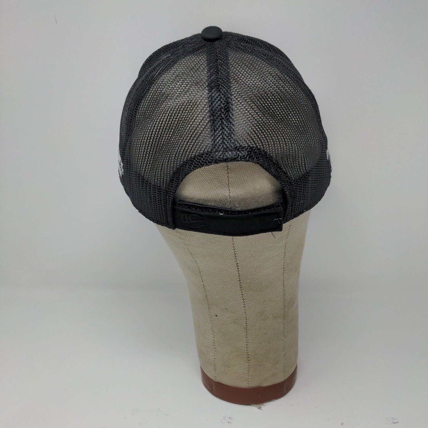 Pro Panels Inc Men Of Steel Black Strap Back Hat Outdoor Cap Platinum OSFA