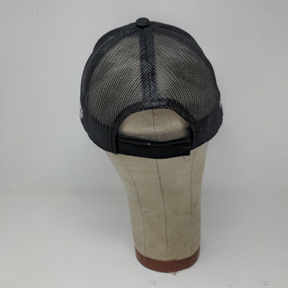 Pro Panels Inc Men Of Steel Black Strap Back Hat Outdoor Cap Platinum OSFA
