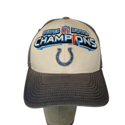 REEBOK Indianapolis Colts 2007 NFL SUPER BOWL XLI Champions Cap Hat Adjustable