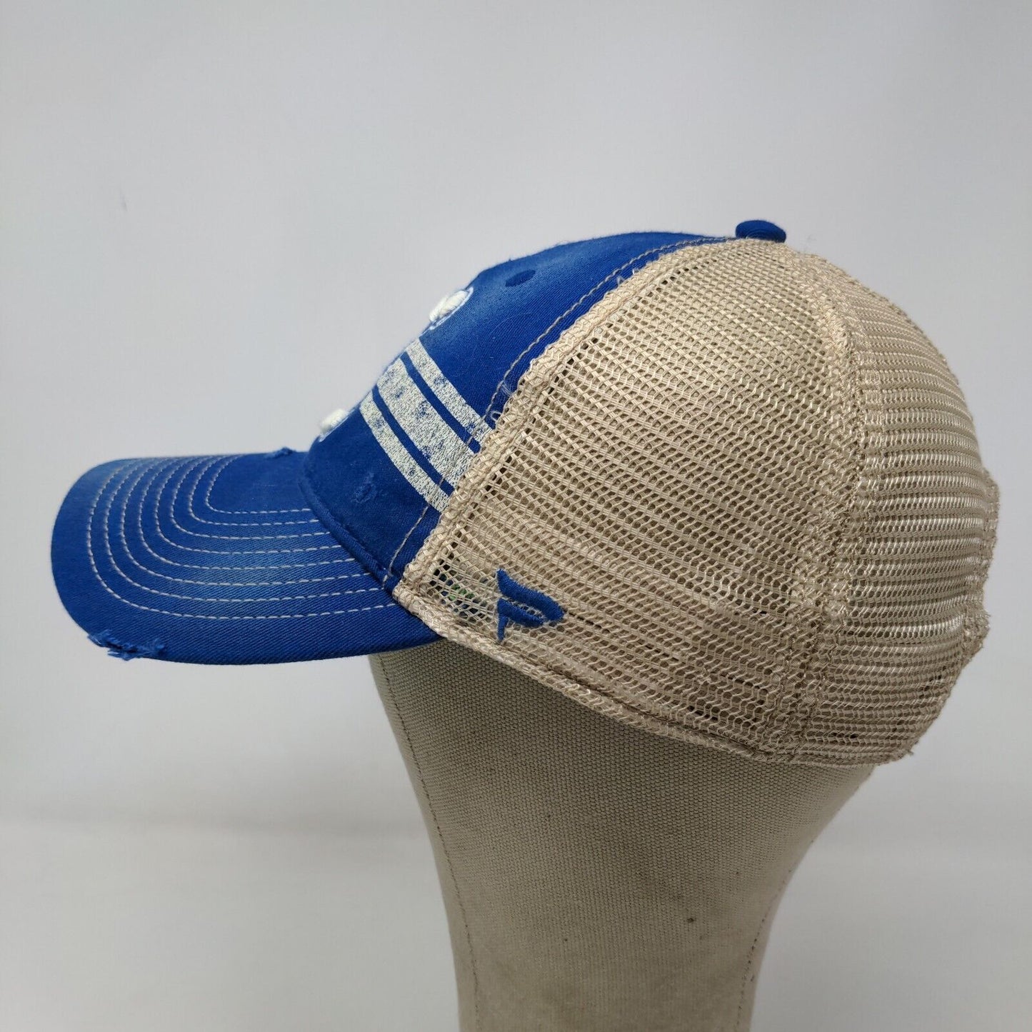 Fanatics Men's Snapback Mesh Back Hat Blue White NFL Pro Line Indianapolis Colts