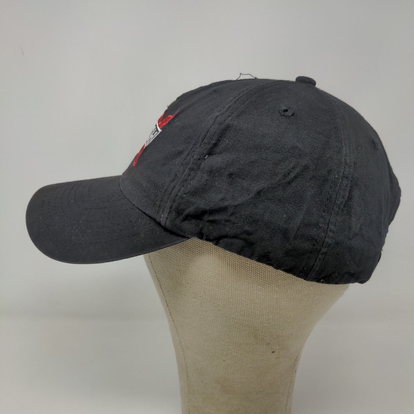 Nissin Wabash National Men's Strapback Hat Black Embroidered Logo