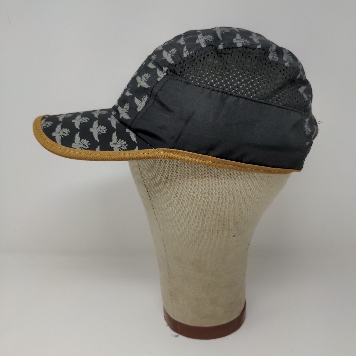 Indianapolis 500 Mile Challenge Strapback Hat with Mesh Sides Black
