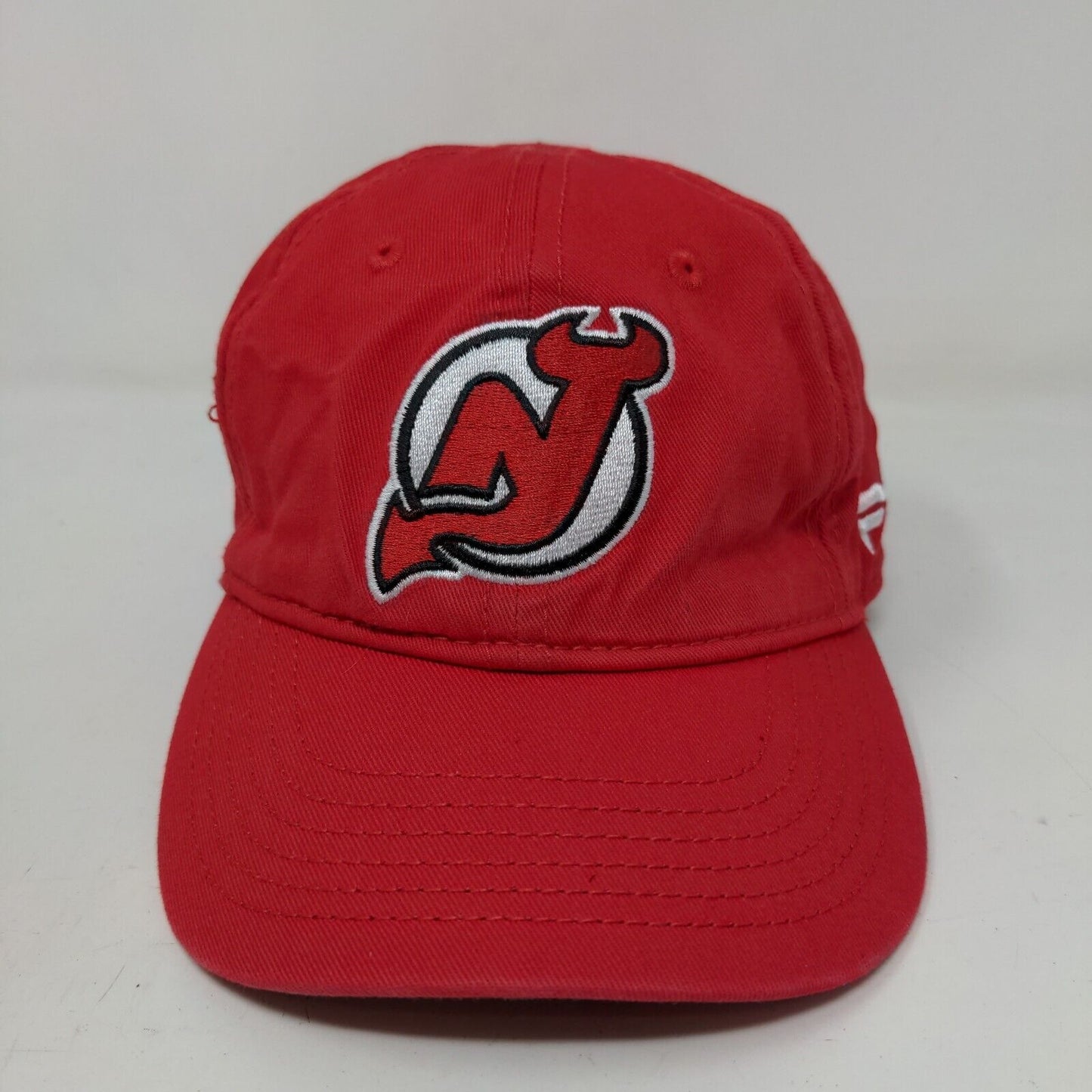 Fanatics Boy's NHL Strapback Hat Red OSFM Embroidered New Jersey Devils Logo