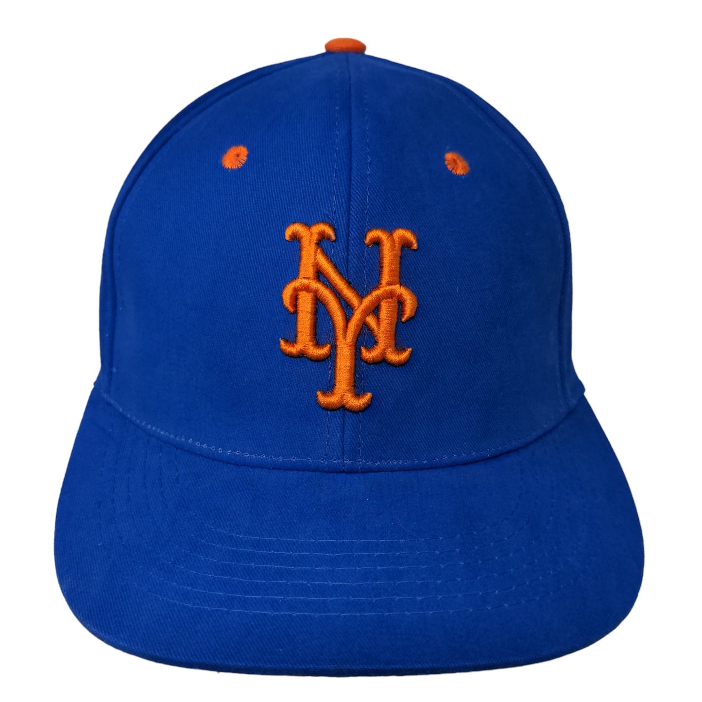 New York Mets Men's Snapback Hat Blue Adjustable Embroidered Chevrolet Logo