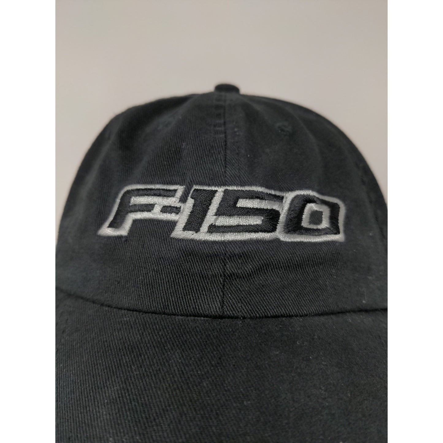 Ford F-150 Truck Built Ford Tough Strapback Hat Black Embroidered Spell Out