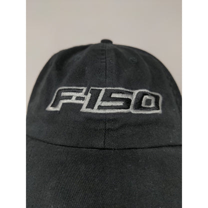 Ford F-150 Truck Built Ford Tough Strapback Hat Black Embroidered Spell Out