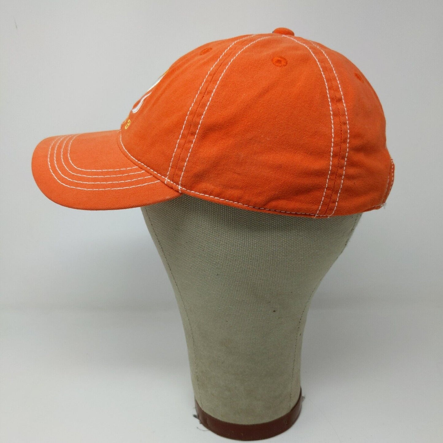 Nautica Kids Strapback Hat Orange Size L 8-12 Boys Embroidered Logo