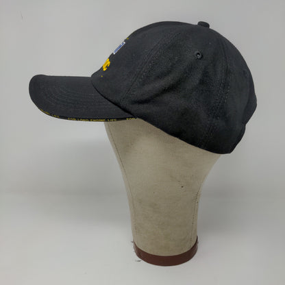 Mobil Delvac Slideback Hat OSFM Black Embroidered Spell Out Logo