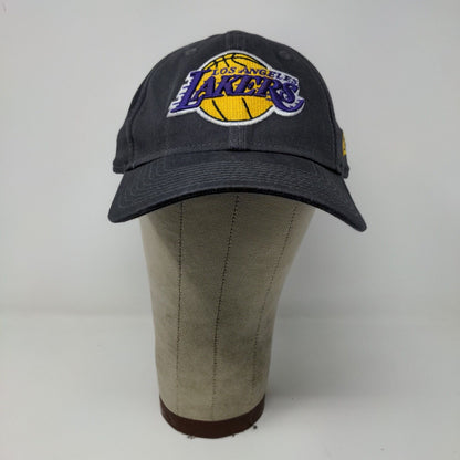 NBA Los Angeles Lakers New Era 9TWENTY Slideback Adjustable Hat Cap Embroidered