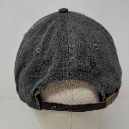 Unbranded Men's Slideback Hat Gray Adjustable Embroidered Asbury Park NJ Logo