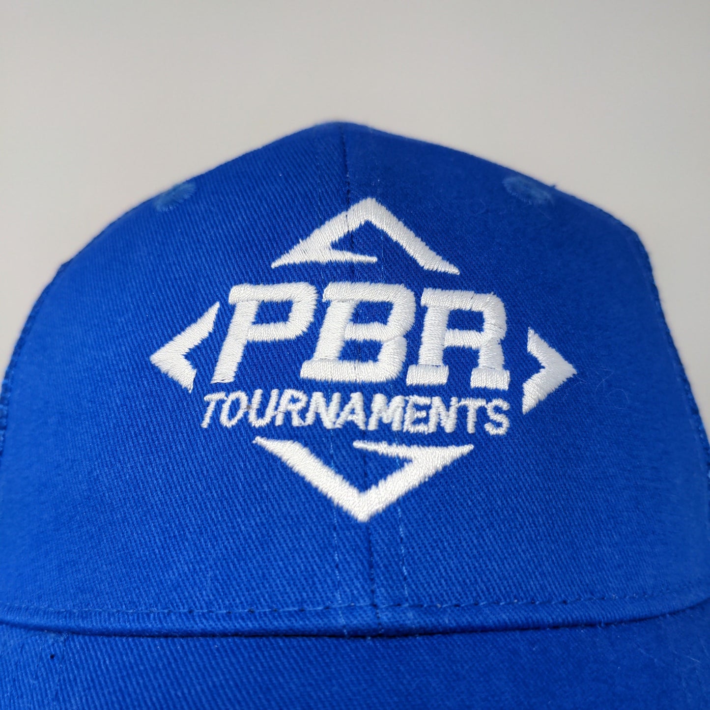 PBR Tournaments Meshback Snapback Hat Embroidered Logo Baseball Blue