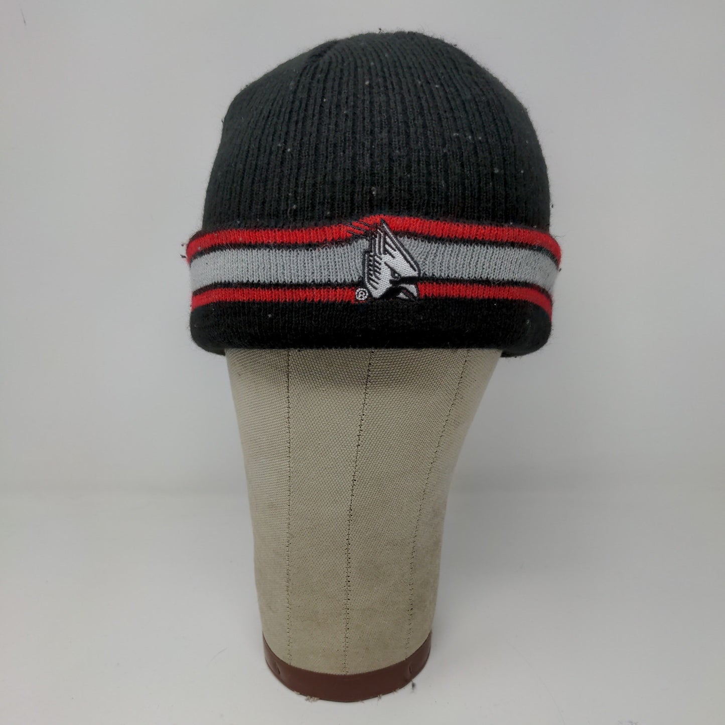 NCAA Brand Ball State Cardinals Beanie Toboggan Hat Embroidered Logo Black