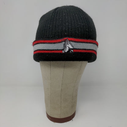 NCAA Brand Ball State Cardinals Beanie Toboggan Hat Embroidered Logo Black