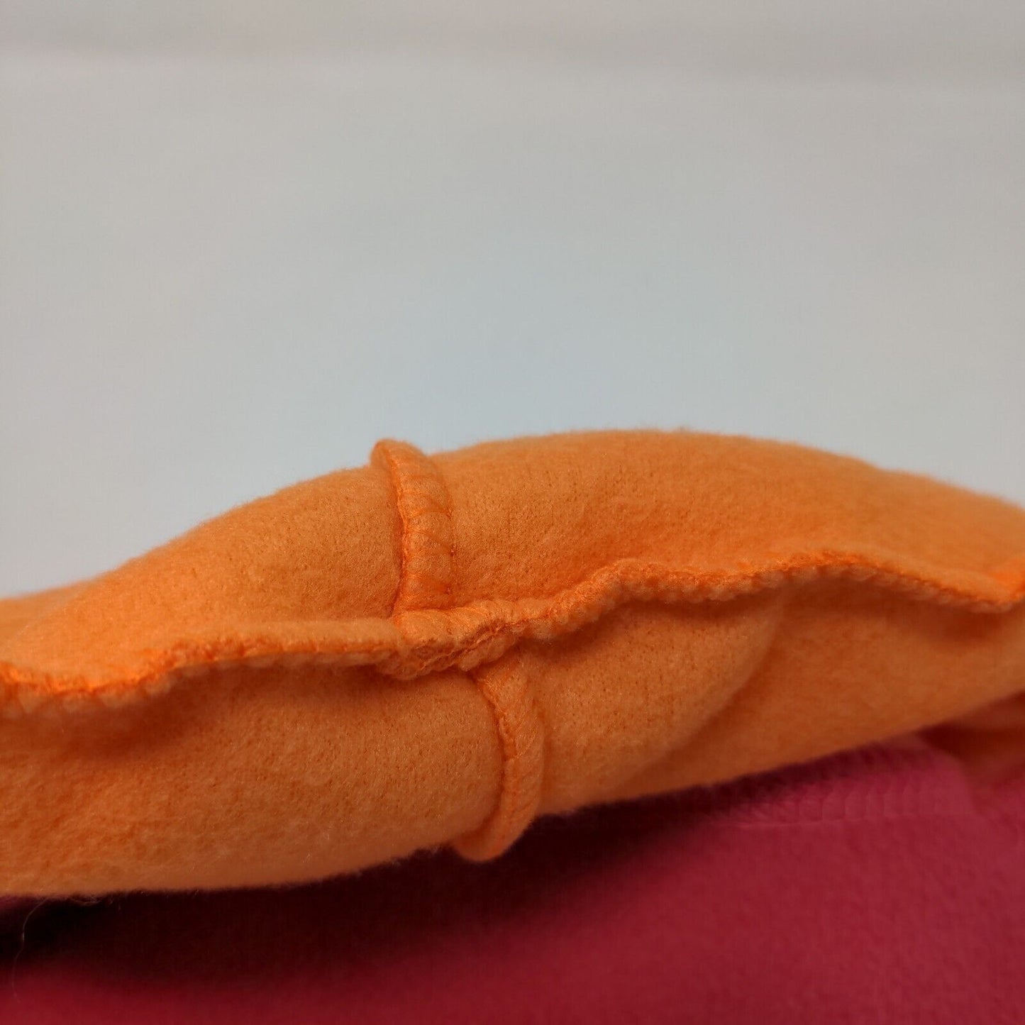 Dunkin' Donuts Men's Beanie Hat Orange Pink Embroidered Logo Thanksgiving Day