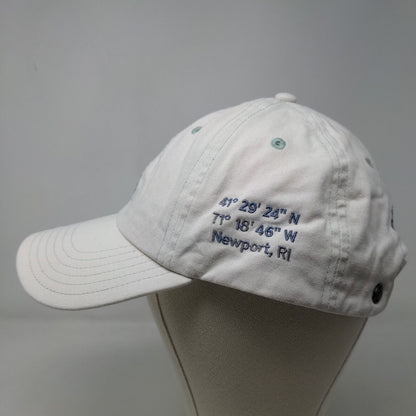 Southern Tide Slideback Hat Cream Adjustable 100% Cotton Embroidered Fish Logo