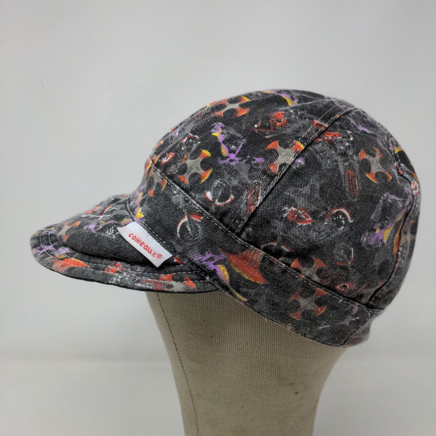 Comeaux Womens Cap Hat Multicolor 100% Cotton Throwing Star Pattern