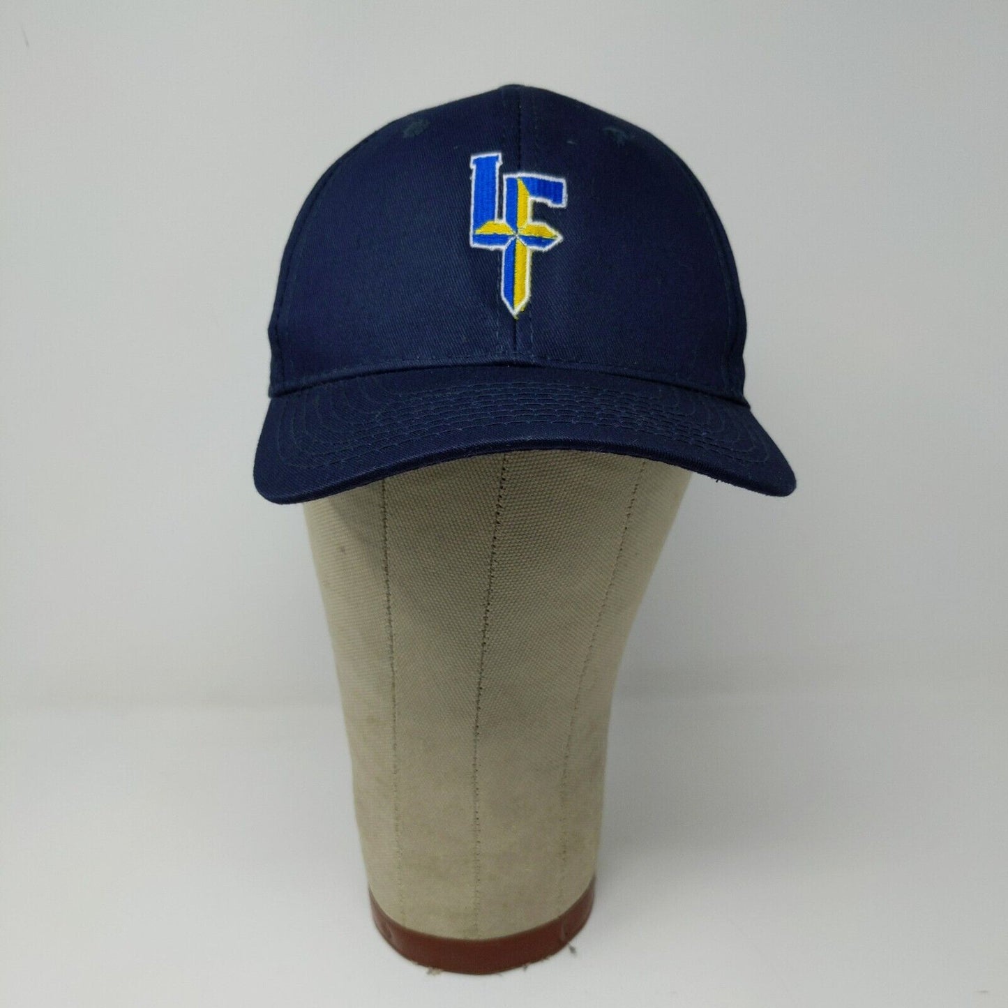 Little Flower Catholic School Hat Blue Yellow Logo Youth Strapback