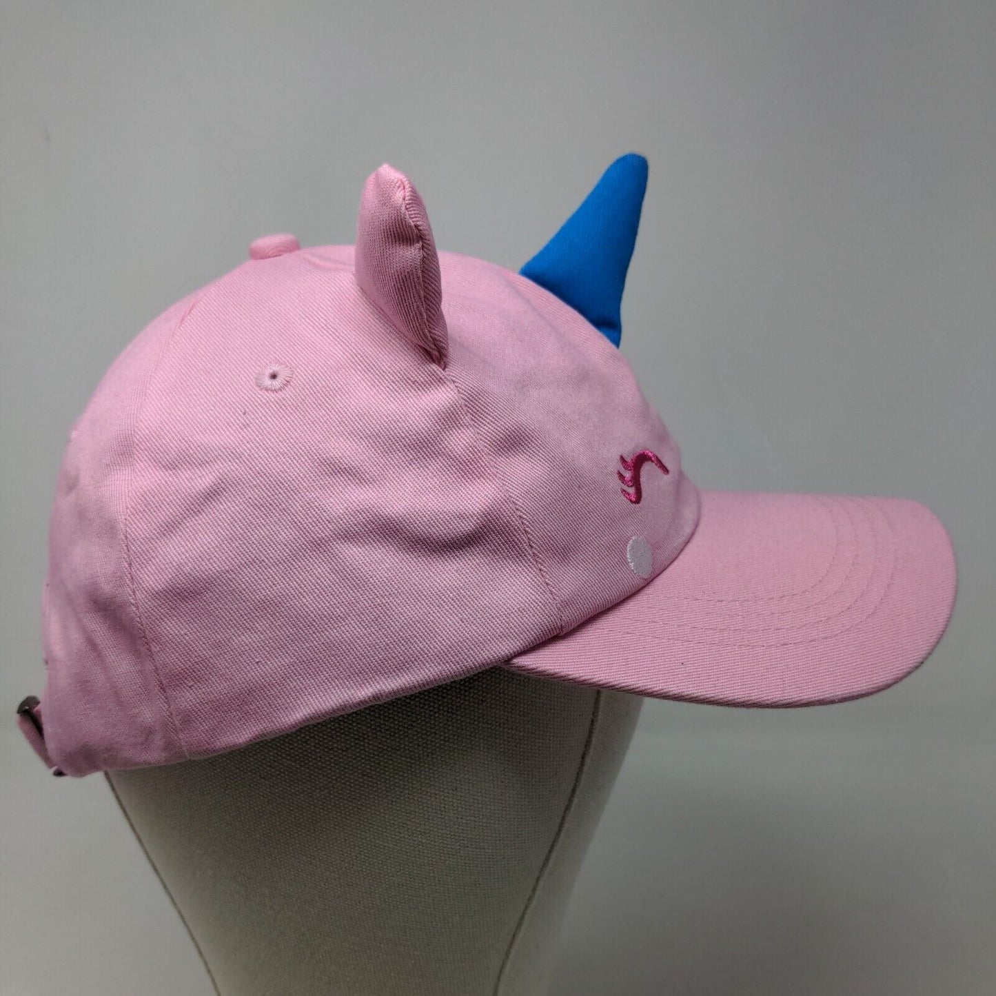 Legoland Women's Slideback Hat Pink Adjustable Embroidered Face Unicorn