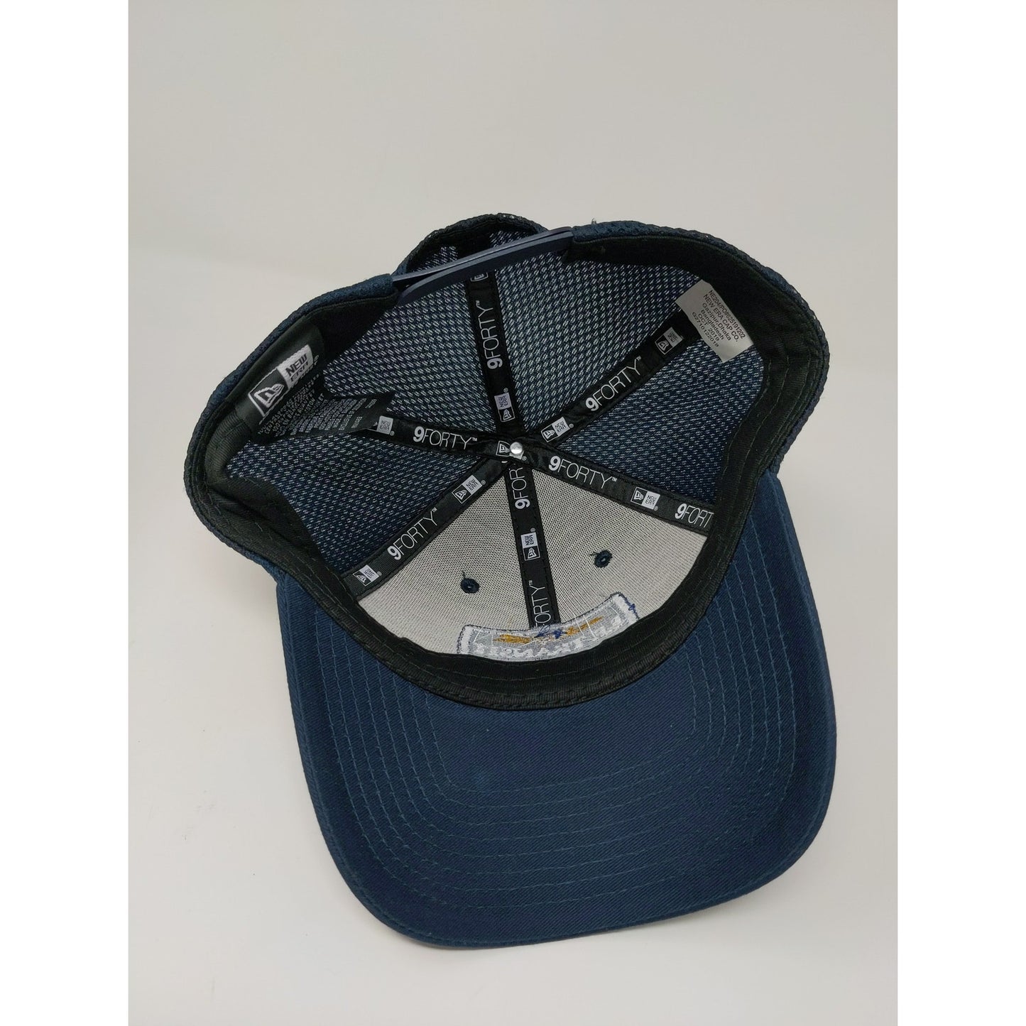 New Era 9Forty Snapback Mesh Back Hat OSFM Adjustable E.F. Transit Blue