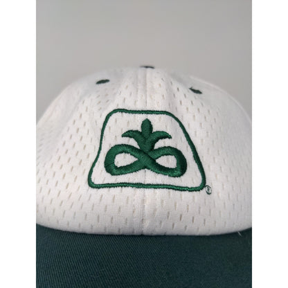 75th Anniversary Pioneer Seeds Snapback Mesh Back Hat White Green Embroidered