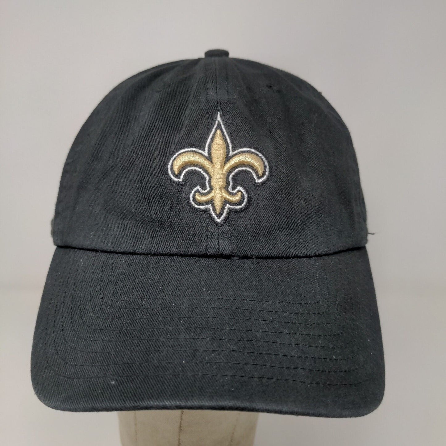 47 Brand Bridgestone Golf Men's Slideback Hat Black OSFA New Orleans Saints