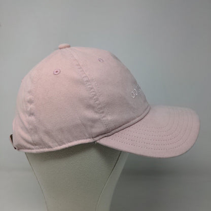 Adidas Women's Slideback Hat Pink Size OSFW Embroidered Trefoil Logo Polyester