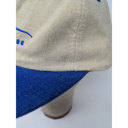 Nissin PPG Auto Glass Cap Slideback Hat Tan & Blue Adjustable