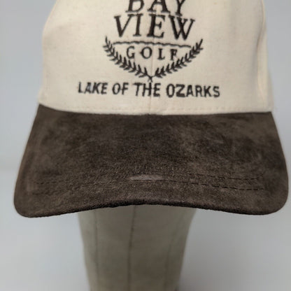 Nissin Men's Bay View Golf Snapback Hat Tan Brown OSFM Distressed