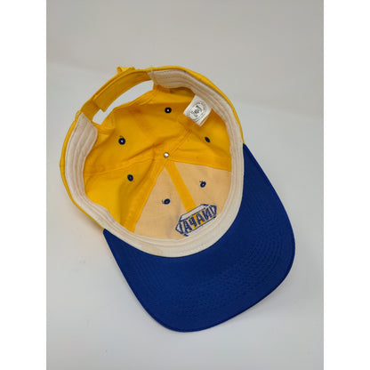 VTG Napa 75th Anniversary 2000 Y2K Strapback Hat Embroidered Yellow