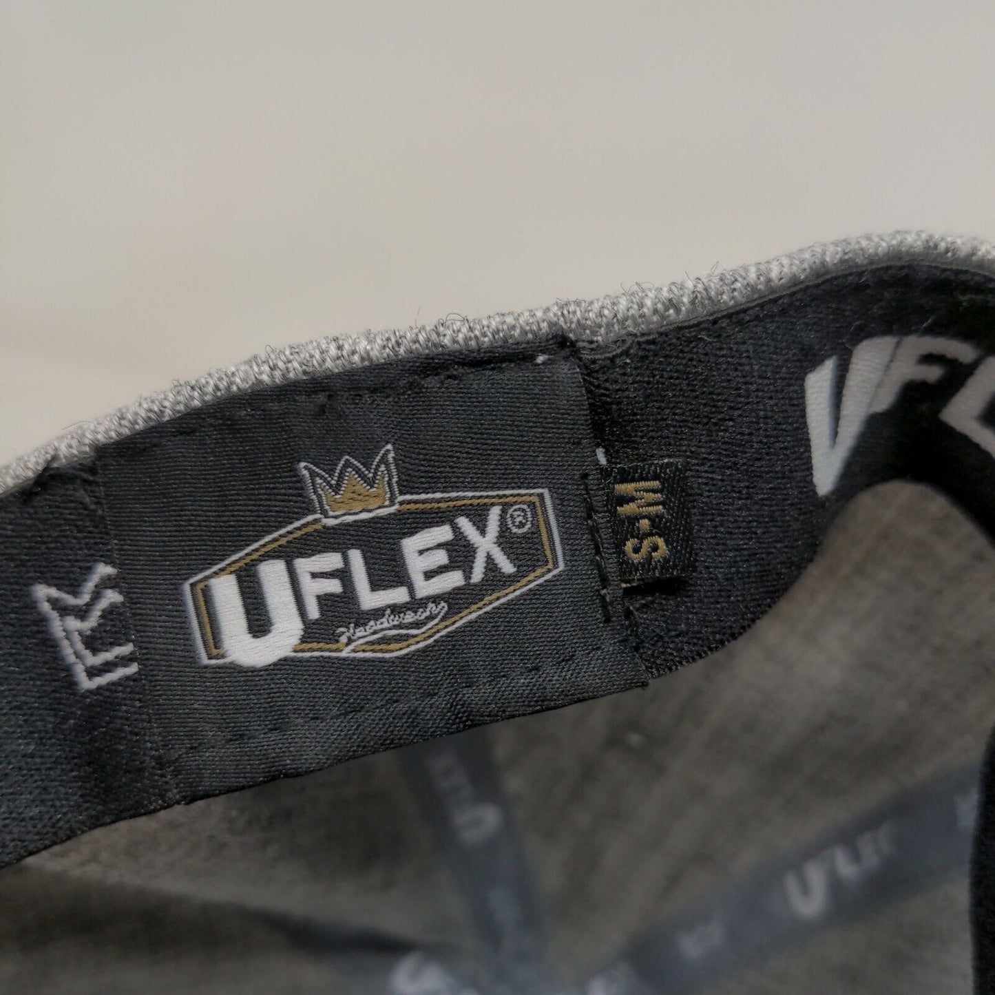 UFlex Old Boys South American College Schools Fitted Hat Gray Size S-M