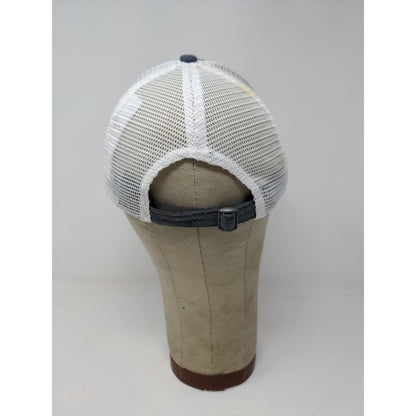 Tommy Bahama Slideback Mesh Back Hat Gray & White Embroidered Logo One Size