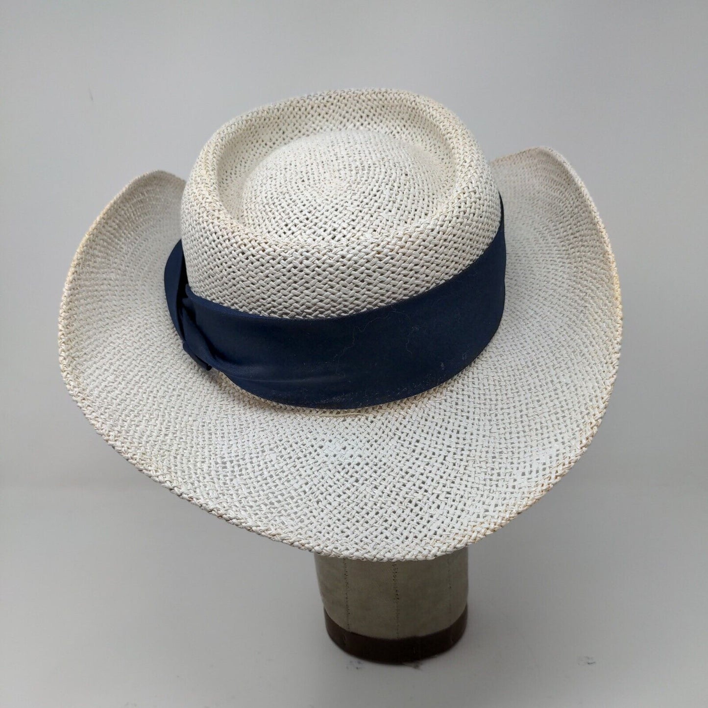 Allison Transmission Mens Panama Hat Cream OSFA Embroidered Logo Headband