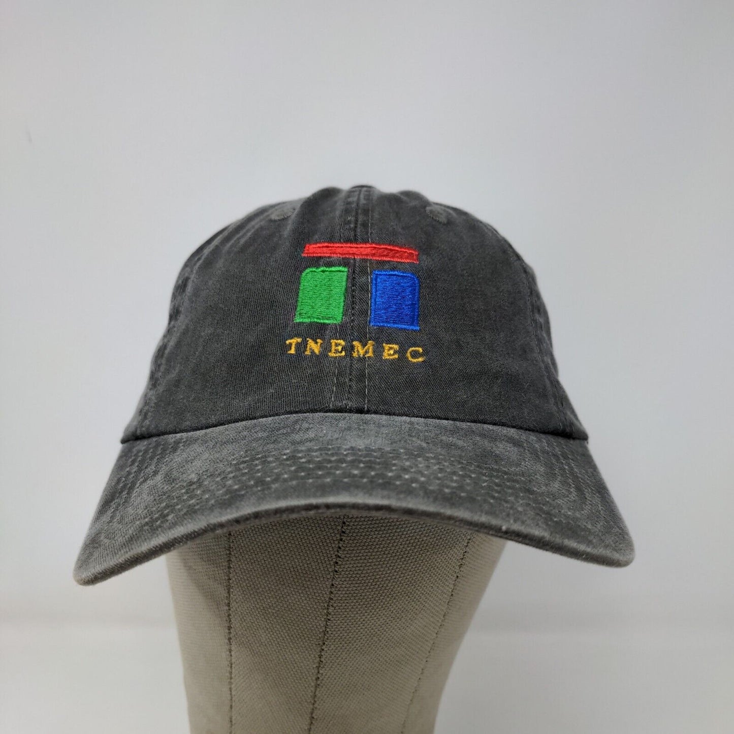 Port Authority Men's Slideback Hat Gray Adjustable TNEMEC Embroidered Logo